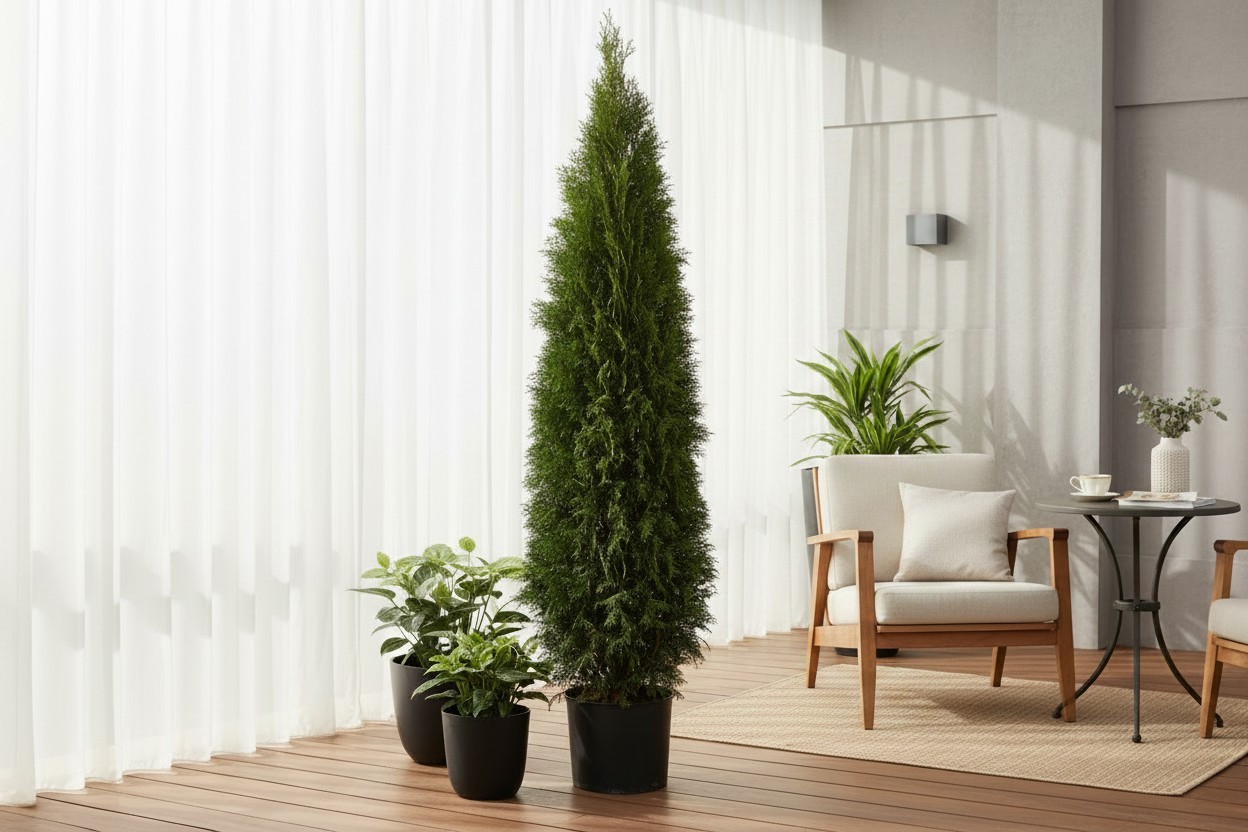 Preserved Emerald Green Arborvitae - 20" to 84" Tall - Image 3