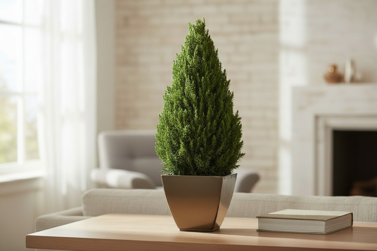 Preserved Tabletop Topiary Collection - Globe, Cone & Hedge - Image 6