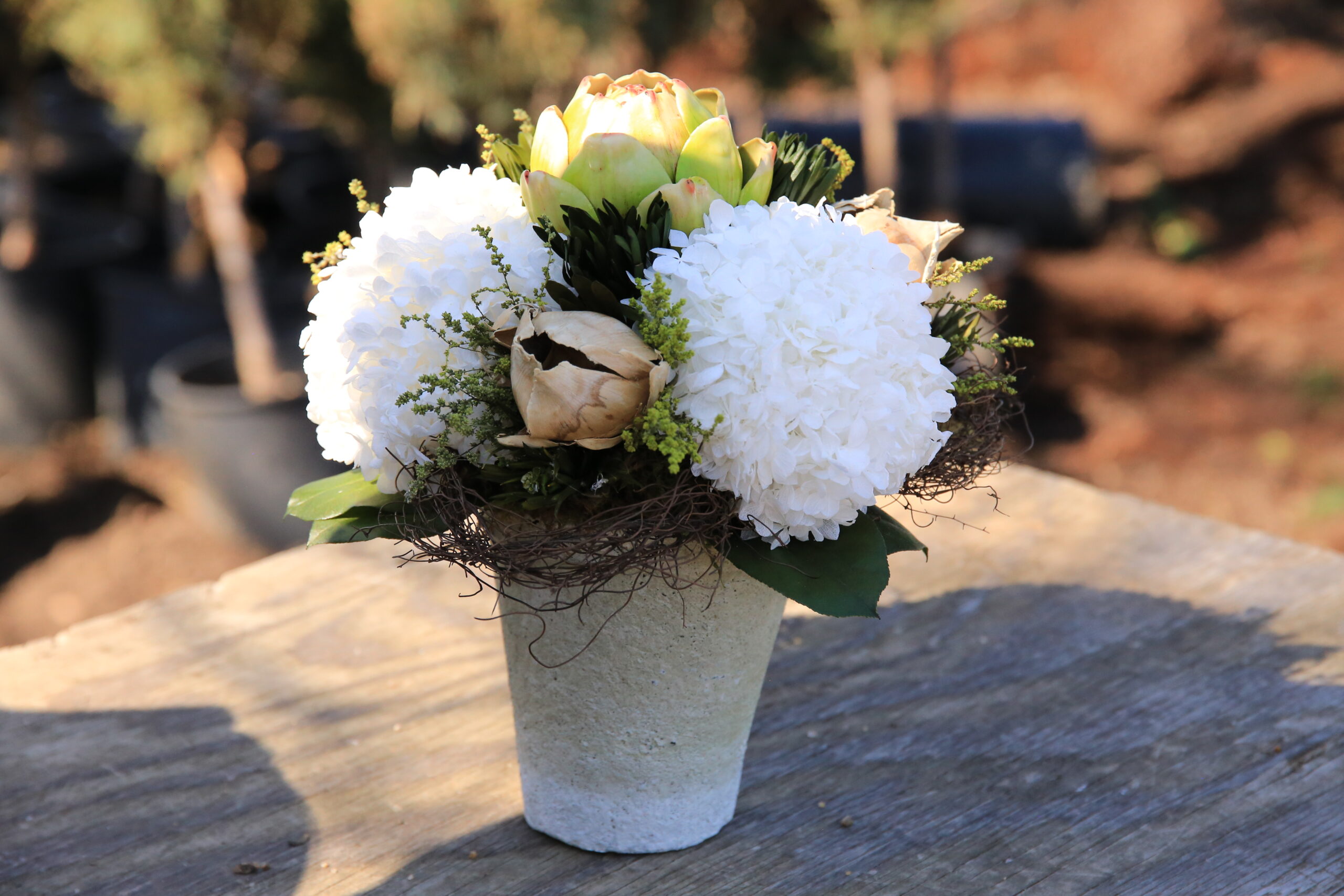 Artichoke Garden Pot