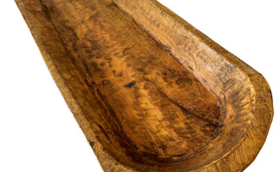 Large Carved Bowl