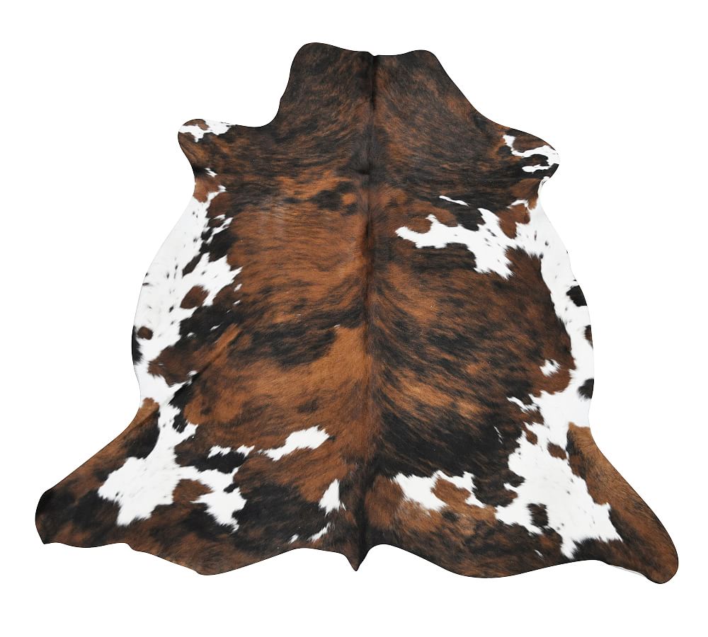 Tricolor Brazilian Cowhide Rug