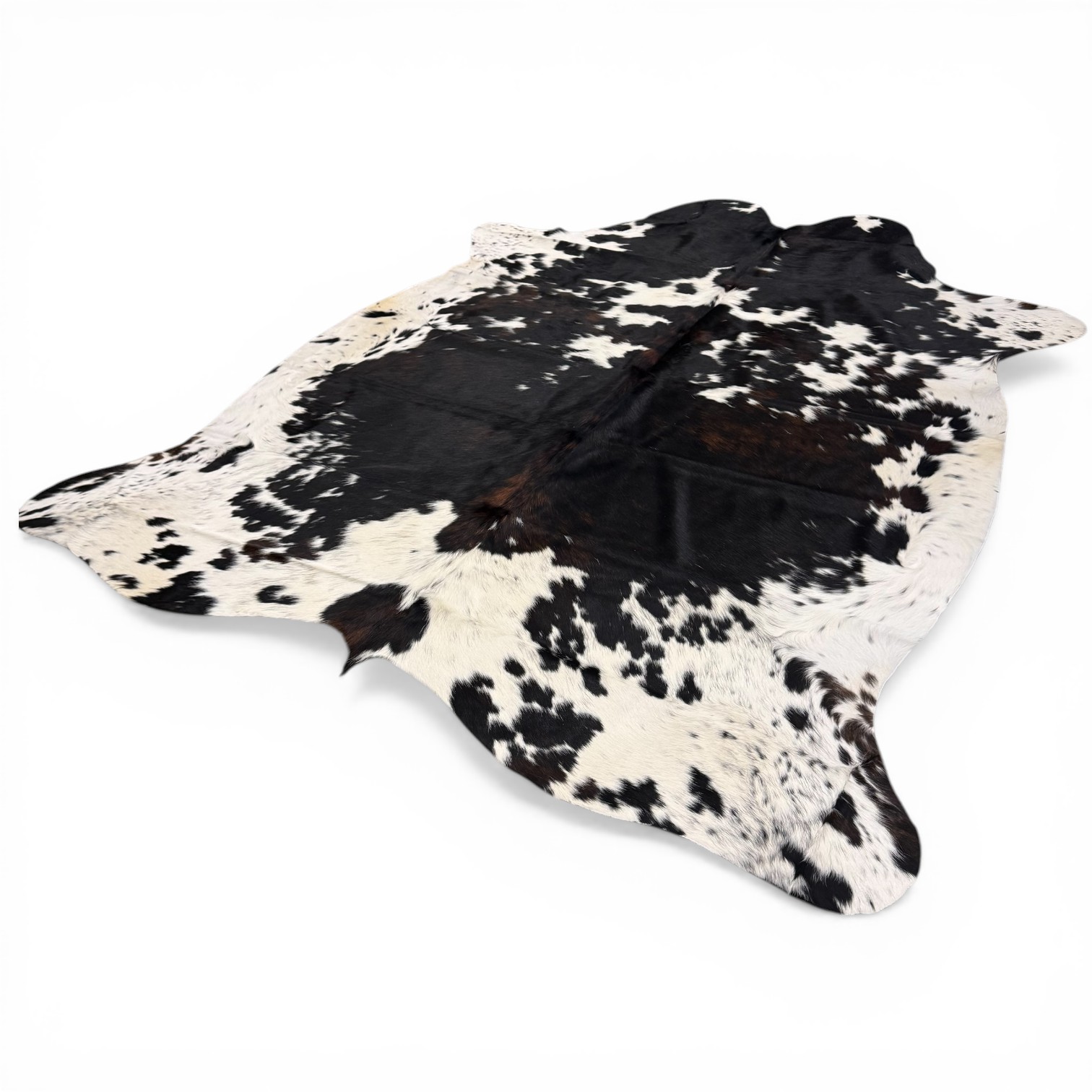 Black & White Brazilian Cowhide Rug - Image 3