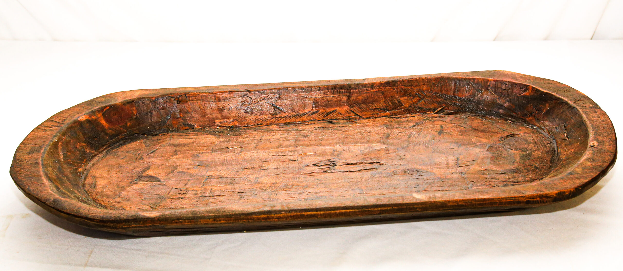 30" Carved Wood Bowl (min of 8)