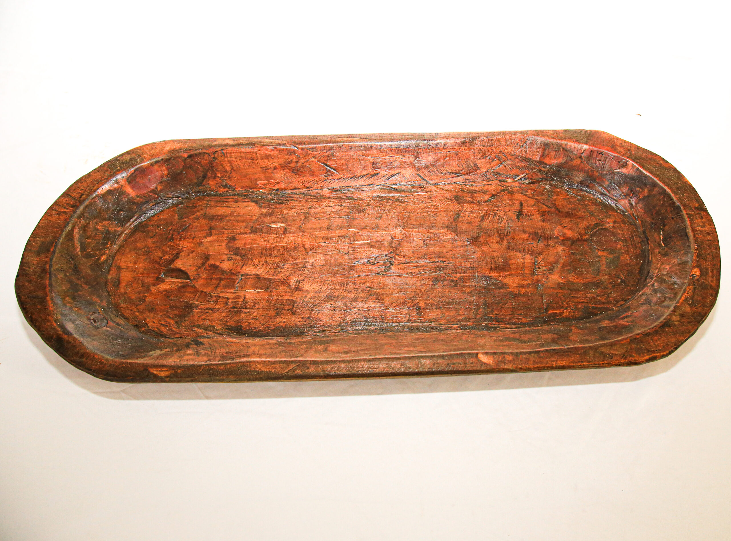 30" Carved Wood Bowl (min of 8) - Image 2