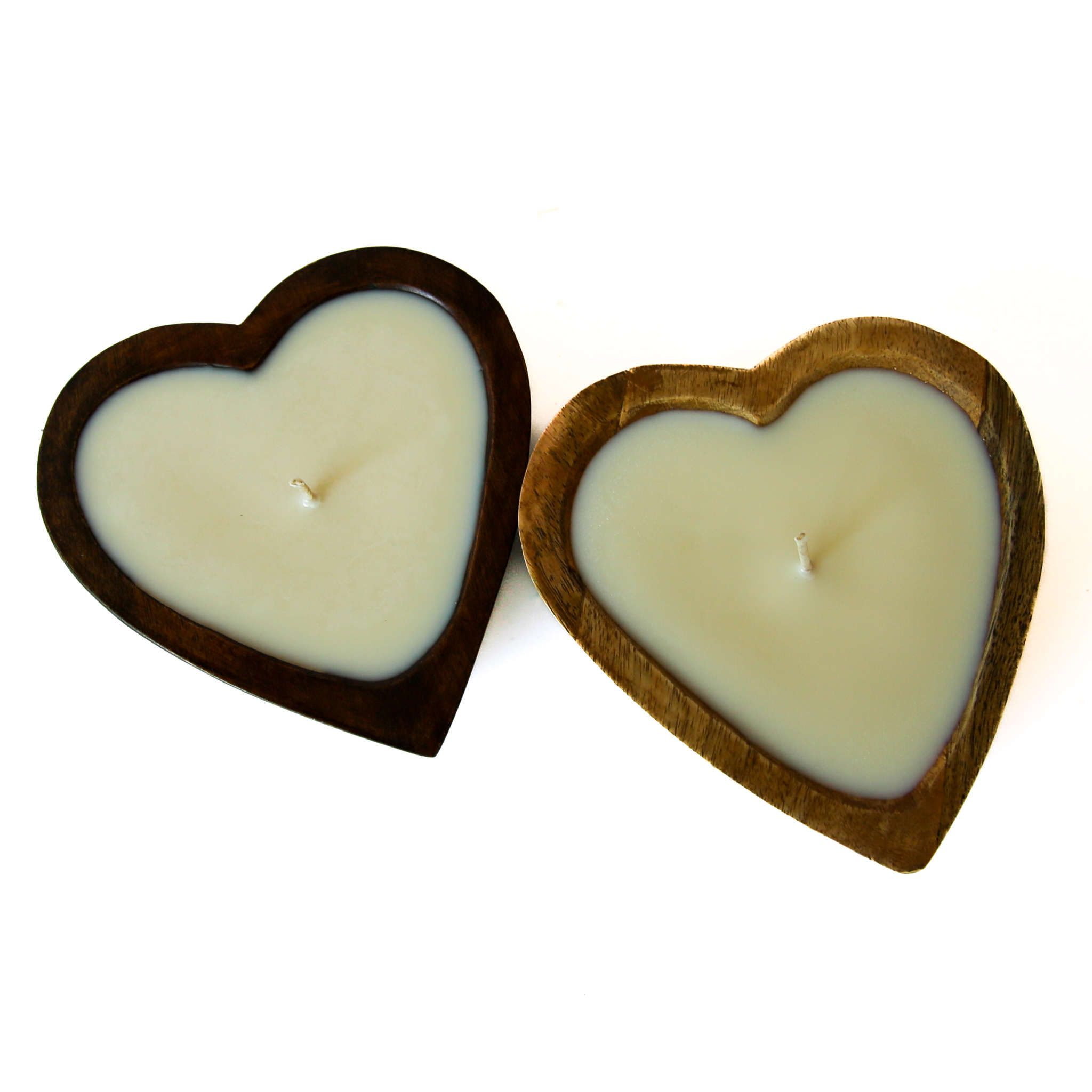Sweet Heart Candle | Mango Wood - Image 2