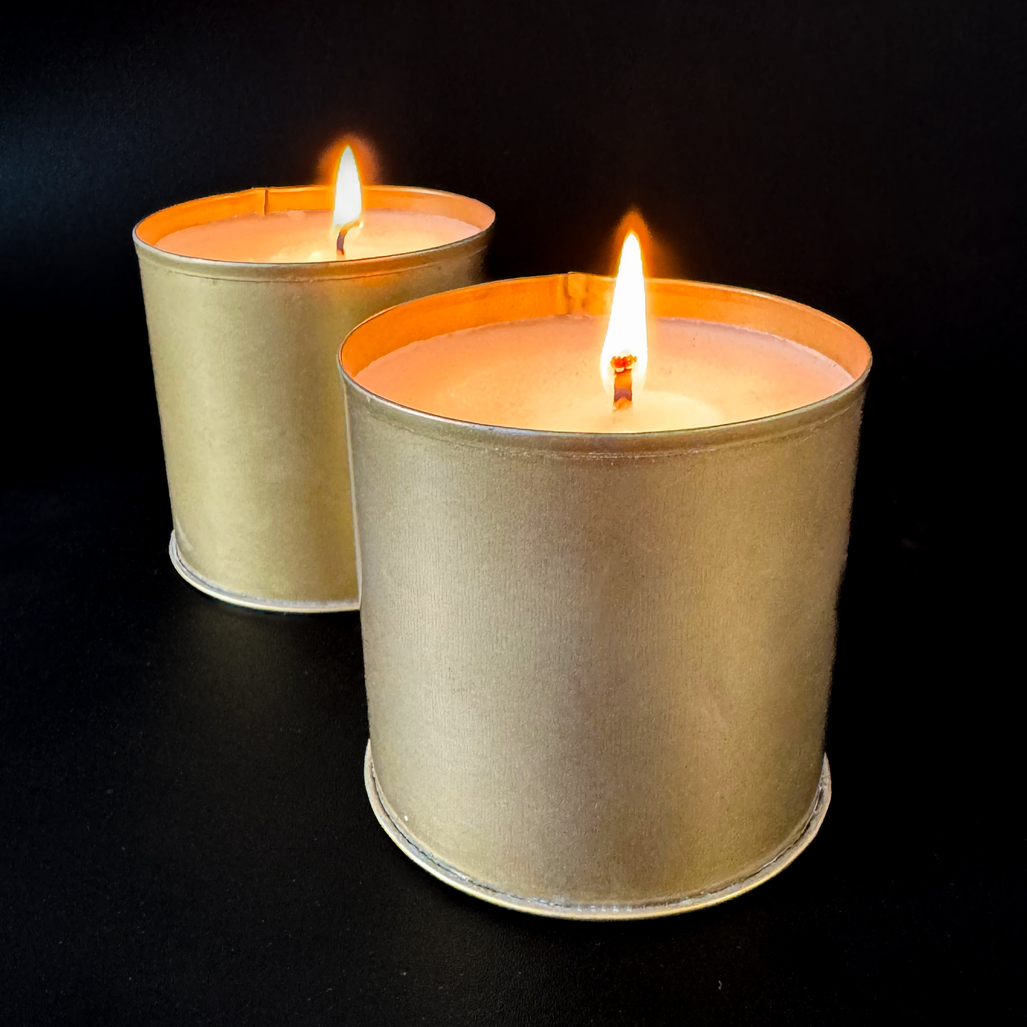 Gold & Silver 3"x3" Zinc Candle Cups - Image 3