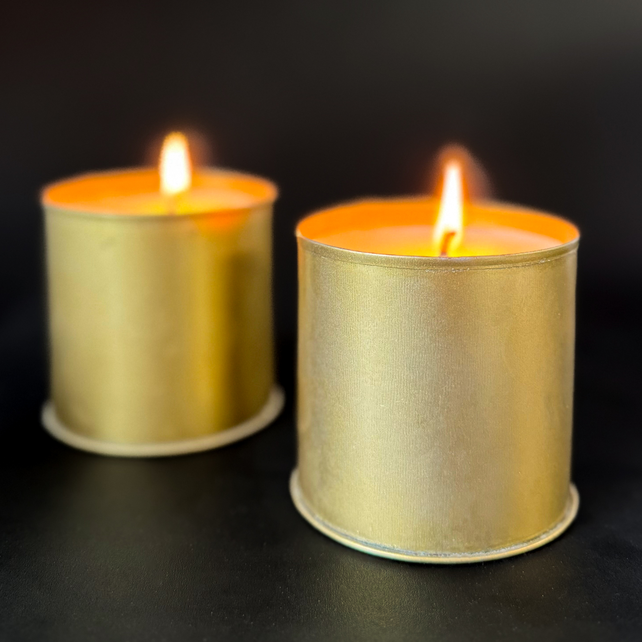 Gold & Silver 3"x3" Zinc Candle Cups - Image 2