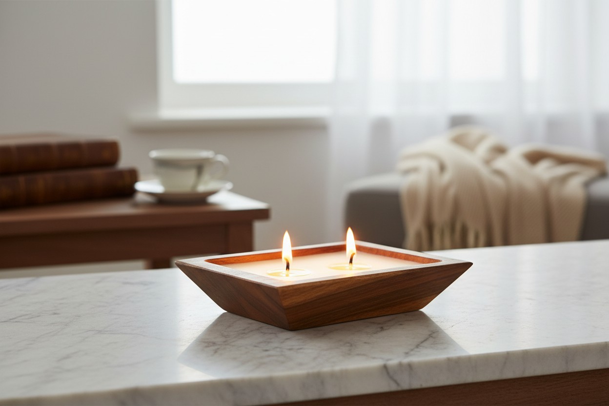Petite 6" Round or 7" Square Bowl Candle - Image 2