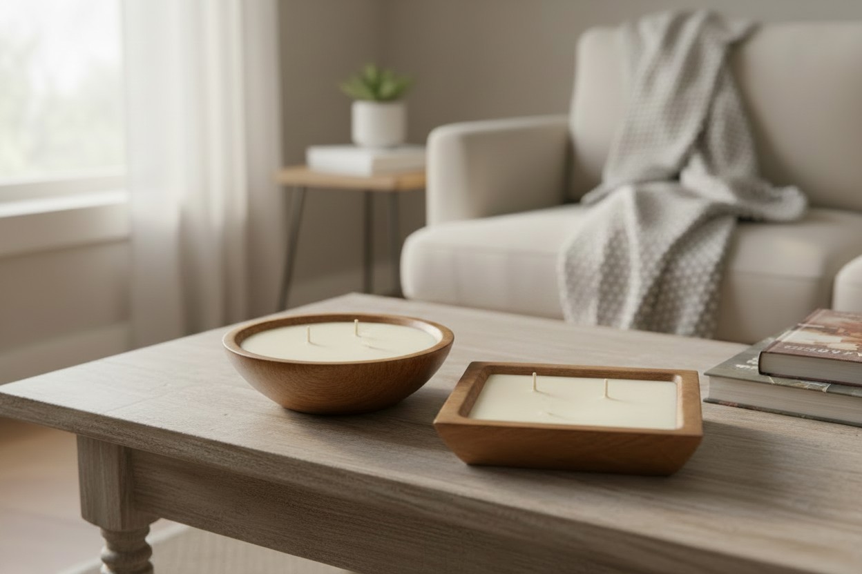 Petite 6" Round or 7" Square Bowl Candle - Image 3