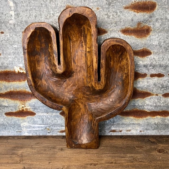 Cactus Wood Bowl - Image 3
