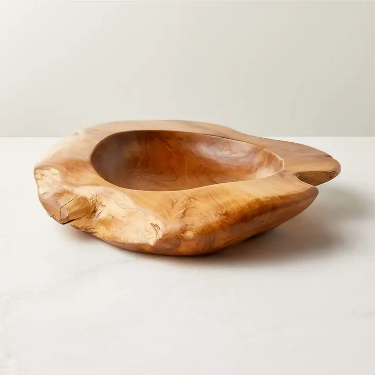 Teak Root Wood Bowl (min of 4) - Image 3