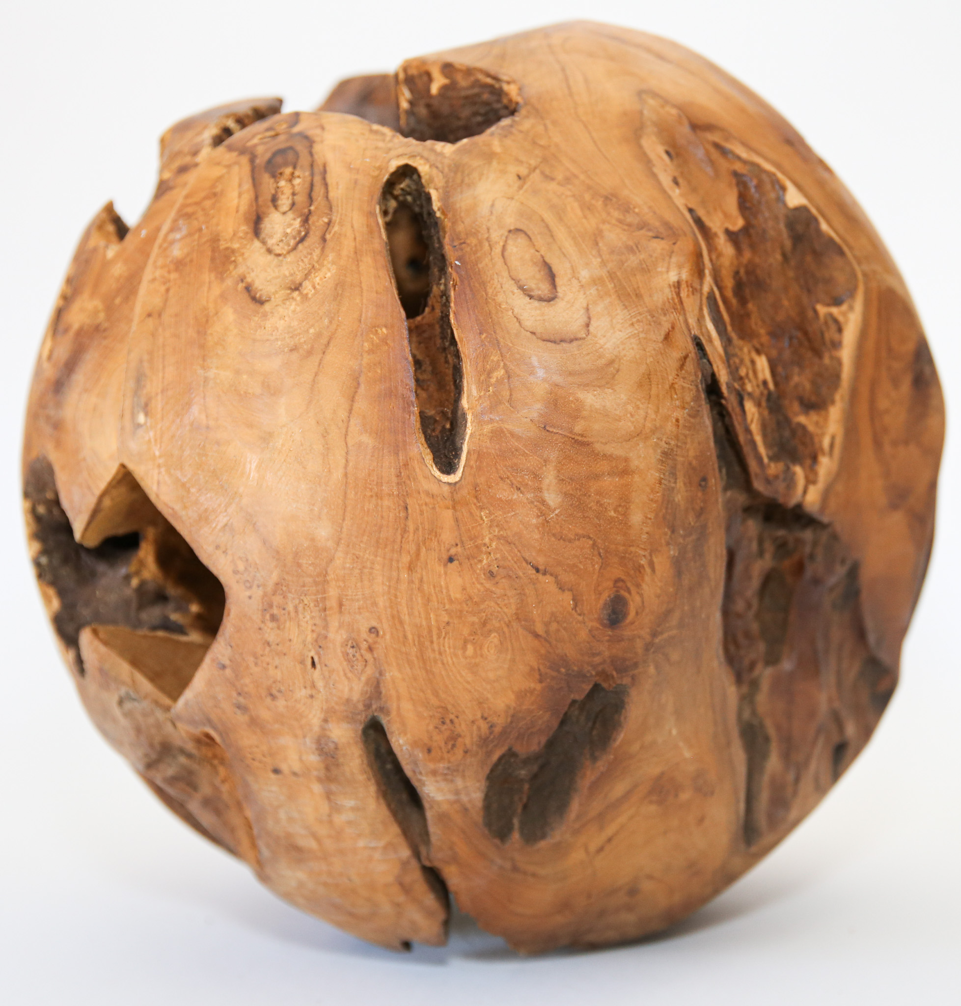 12" Teak Sphere (min of 2) - Image 3