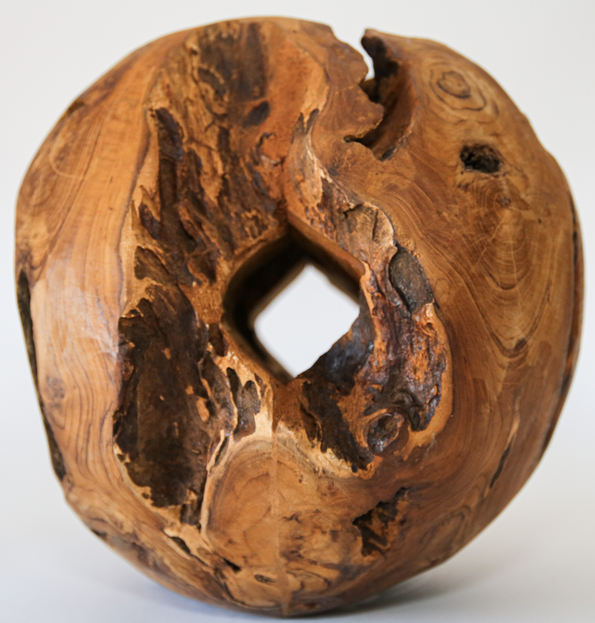 12" Teak Sphere (min of 2) - Image 2