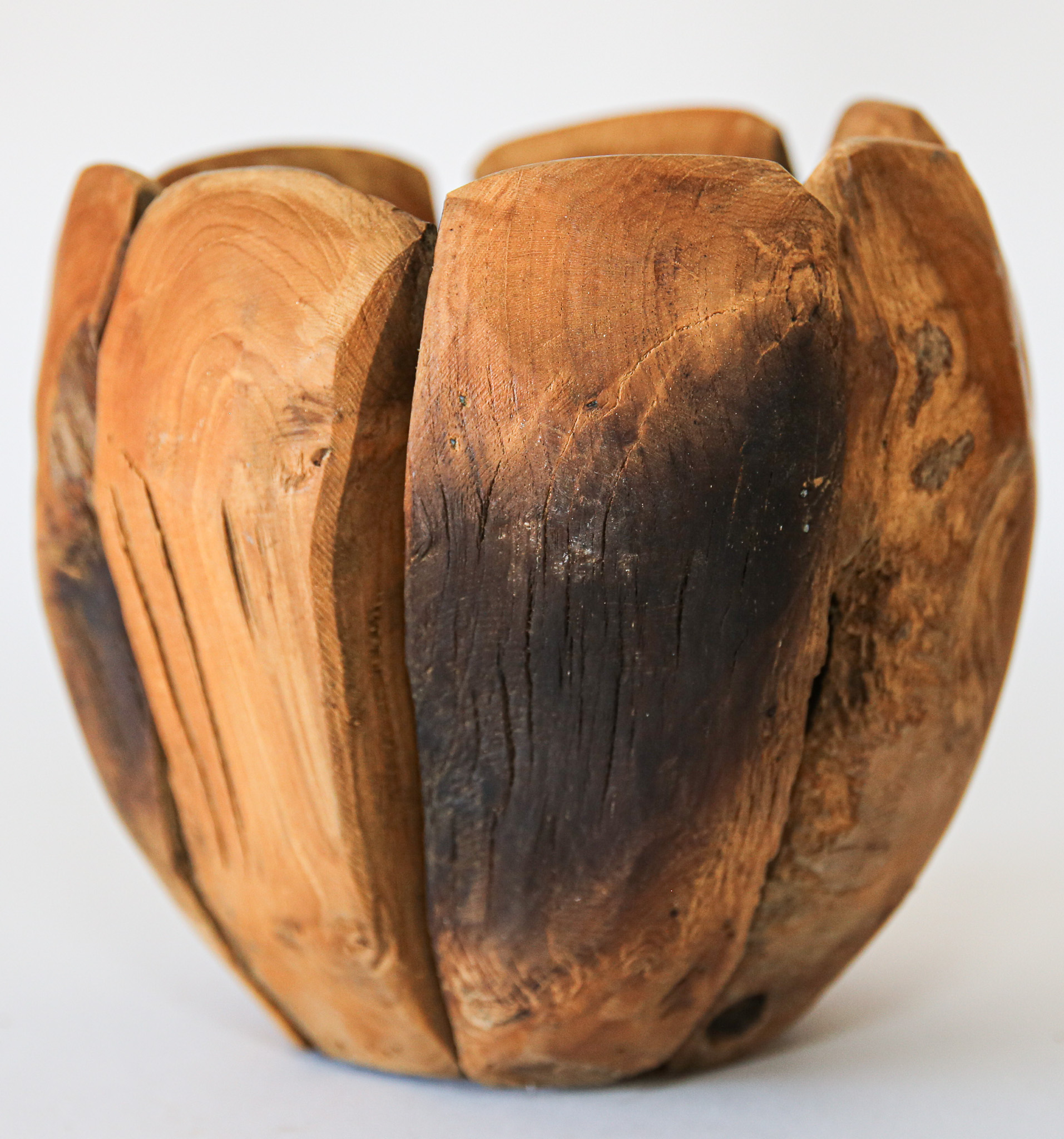 8" Teak Bowl (min of 4) - Image 4