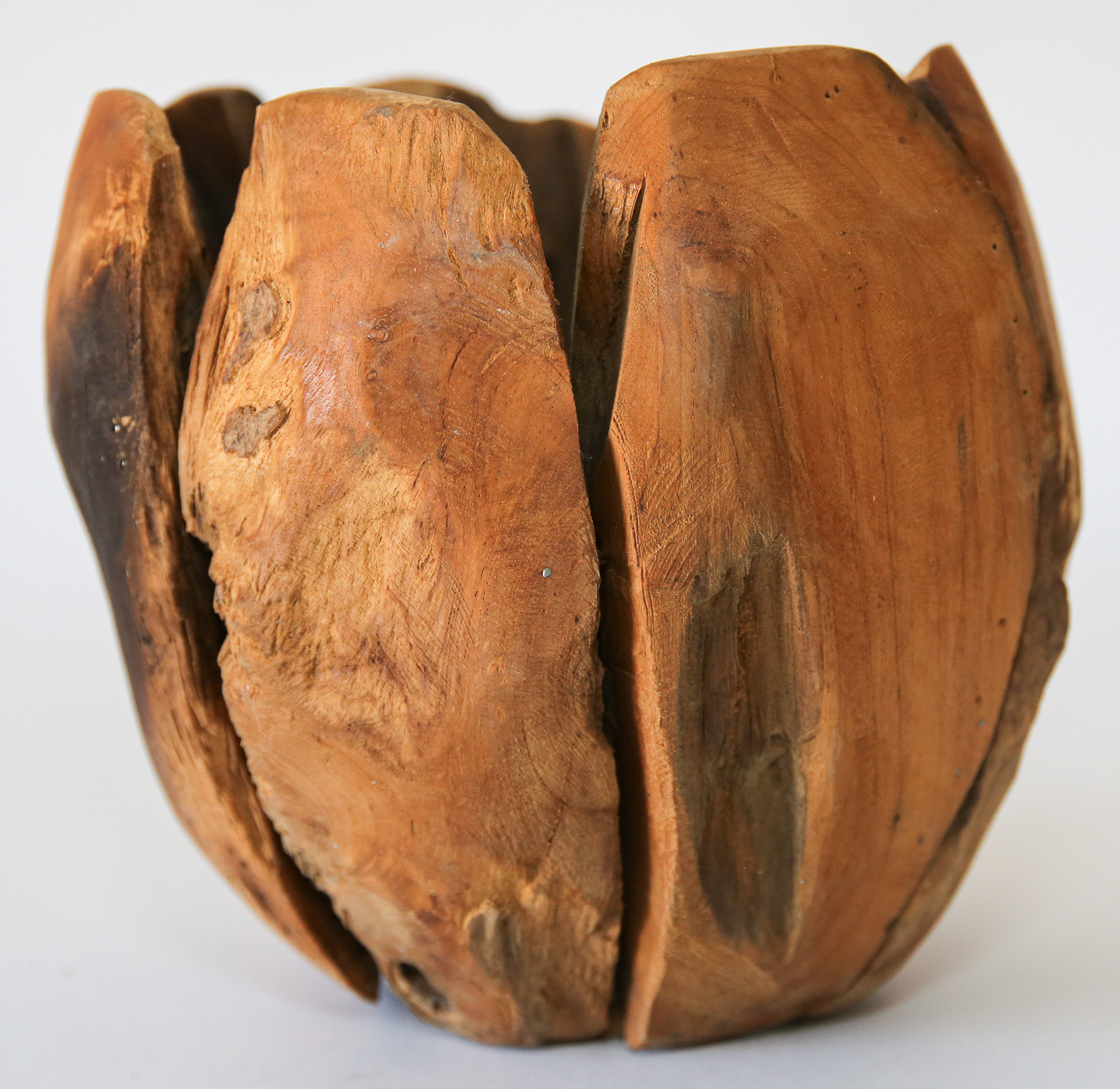 8" Teak Bowl (min of 4) - Image 3