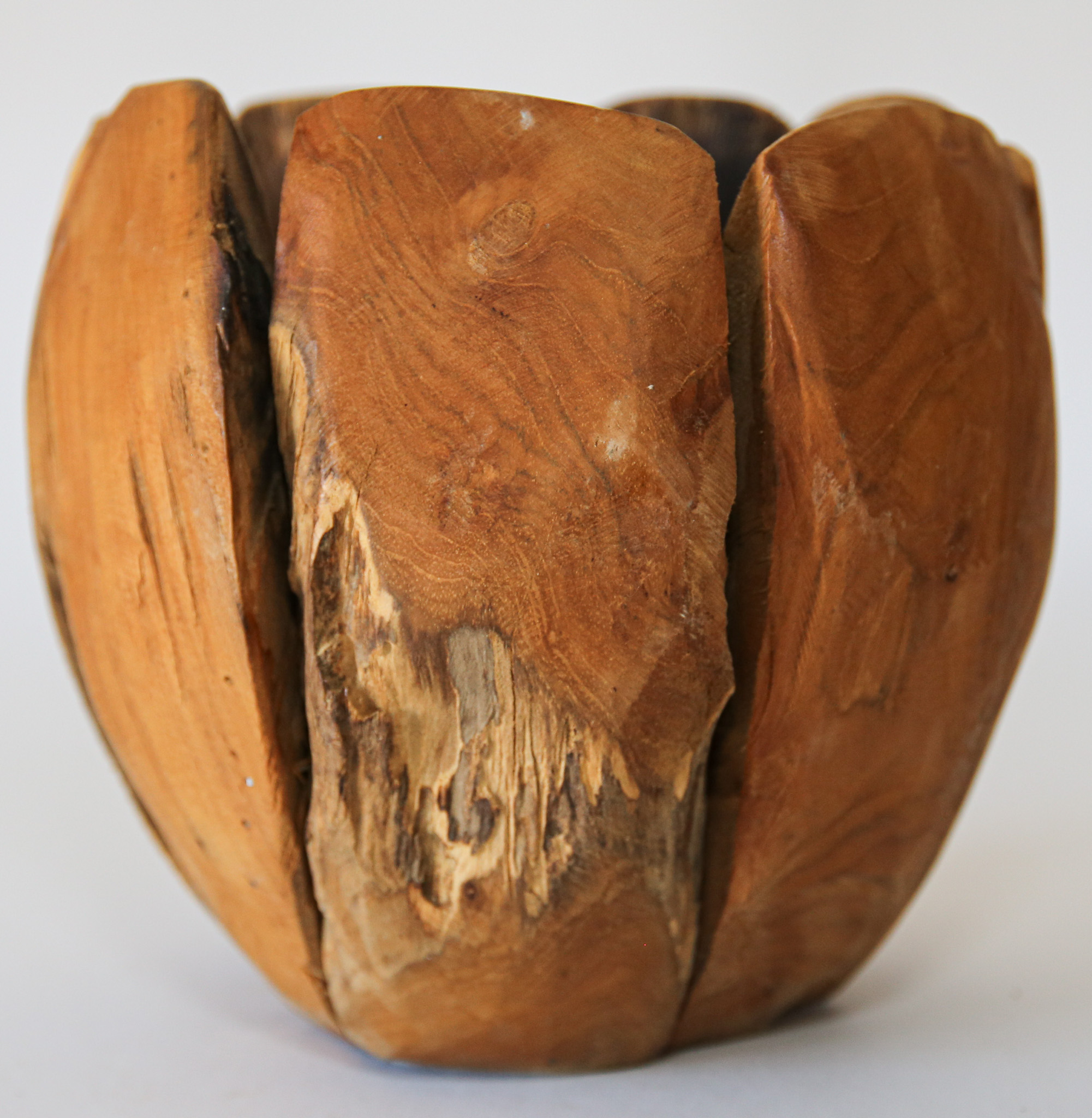 8" Teak Bowl (min of 4) - Image 2