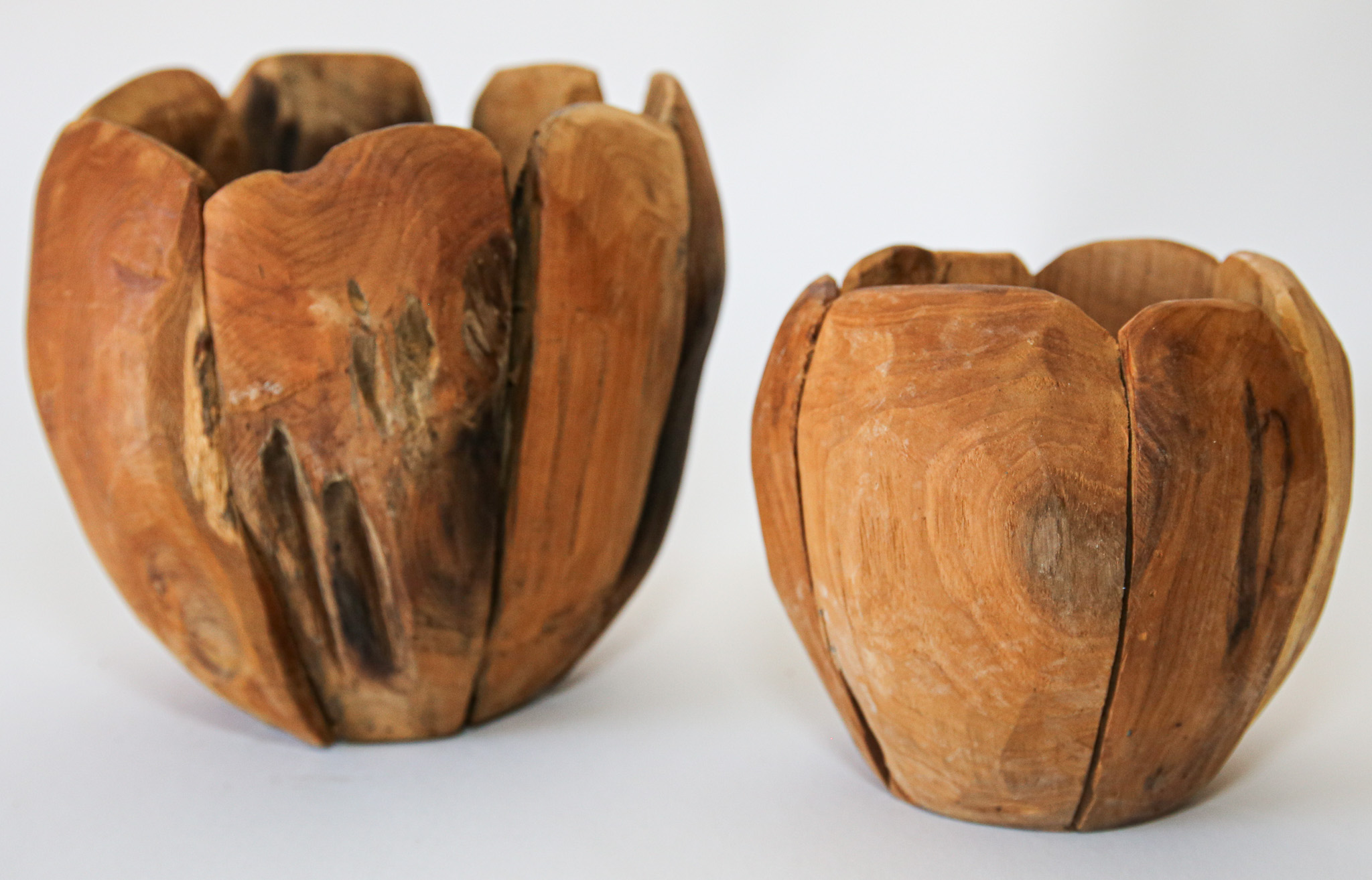 6" Teak Bowl (min of 4) - Image 3