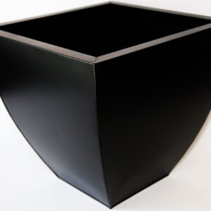 Azar Pot – Zinc Black Tapered Square (18x18x18)