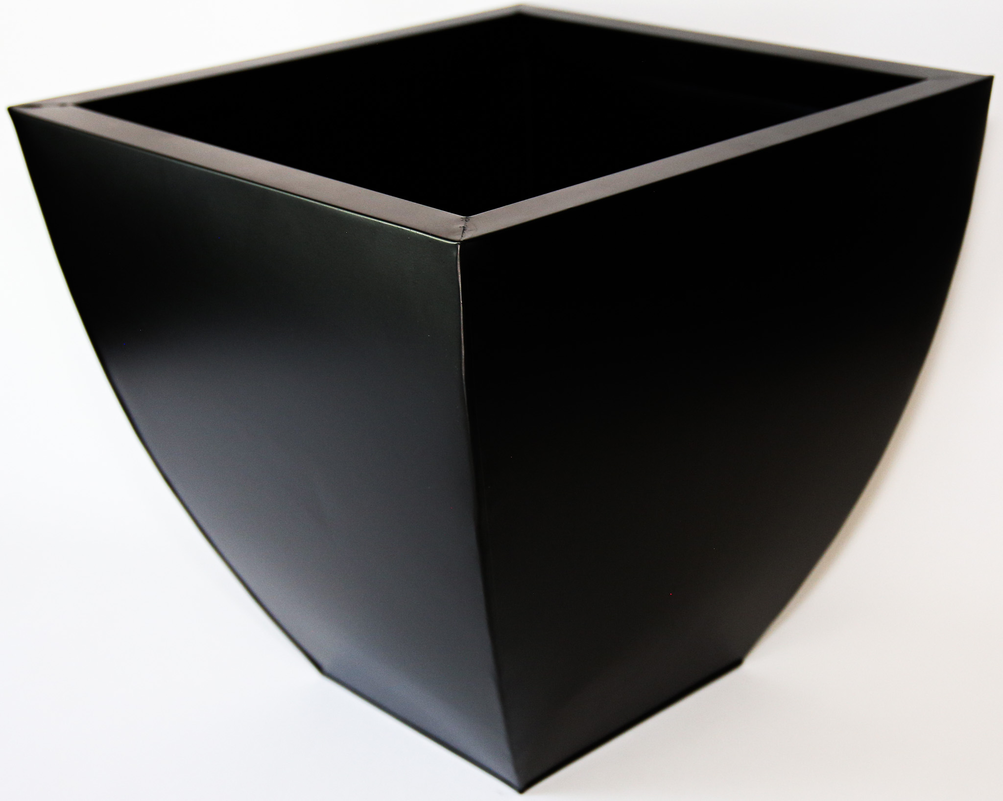 Azar Pot – Zinc Black Tapered Square (18x18x18)