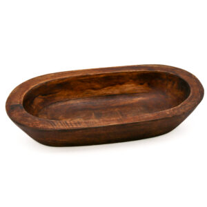 Food Safe Petite Wood Bowl (Walnut & Natural) (Black Insert Available)