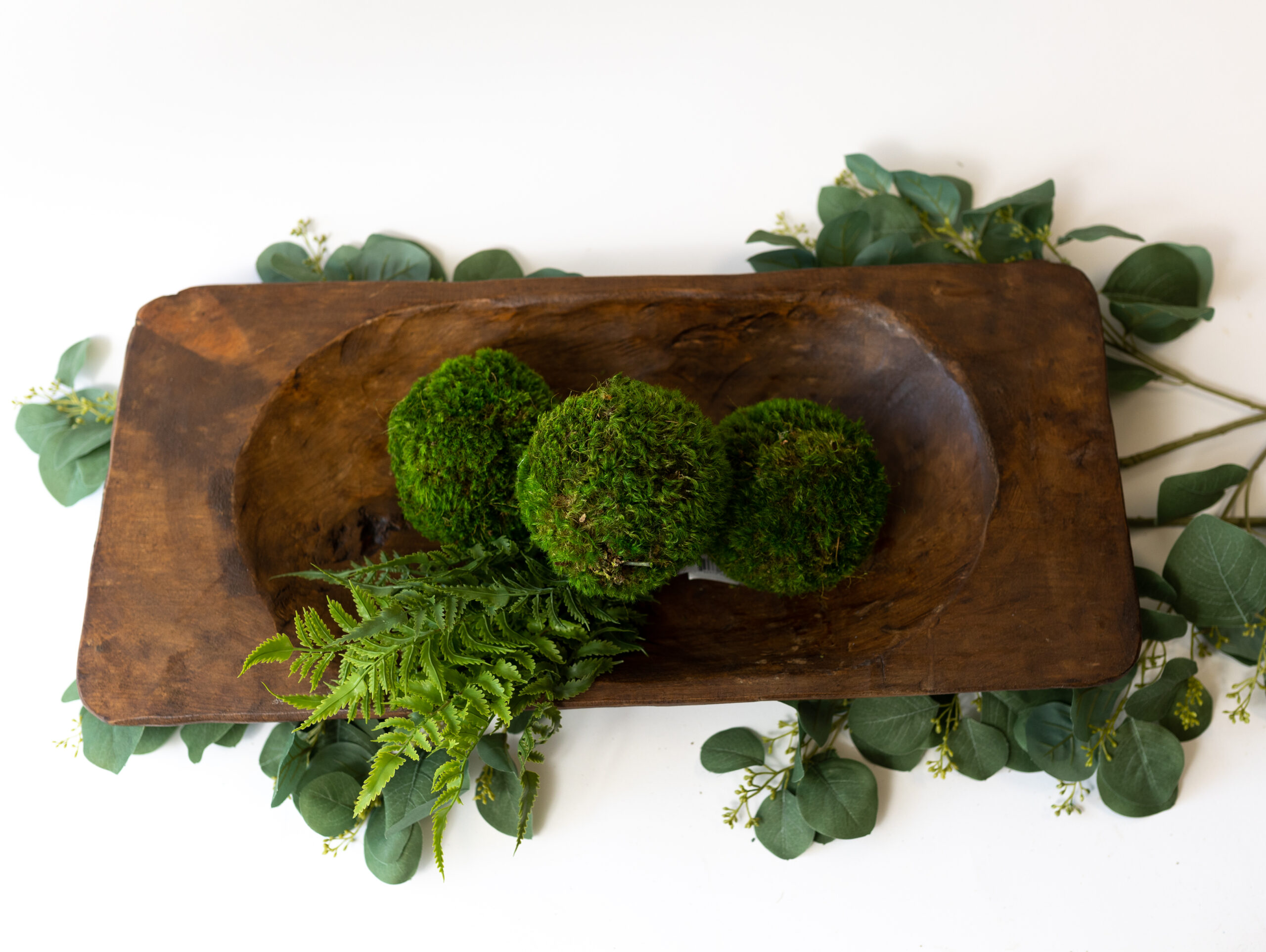 Classic Wood Dough Bowl - Image 2