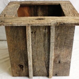 16" Barnwood Planters Container