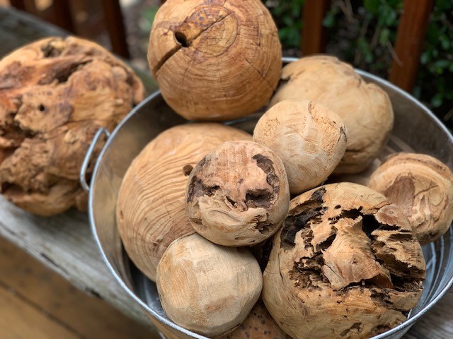 4" Wood Orb