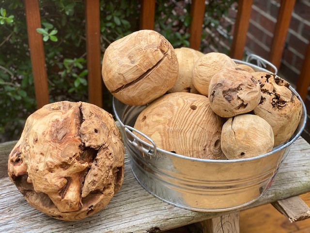 6" Wood Orb